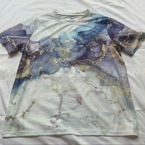 NWOT Printed Short Sleeve Shirt